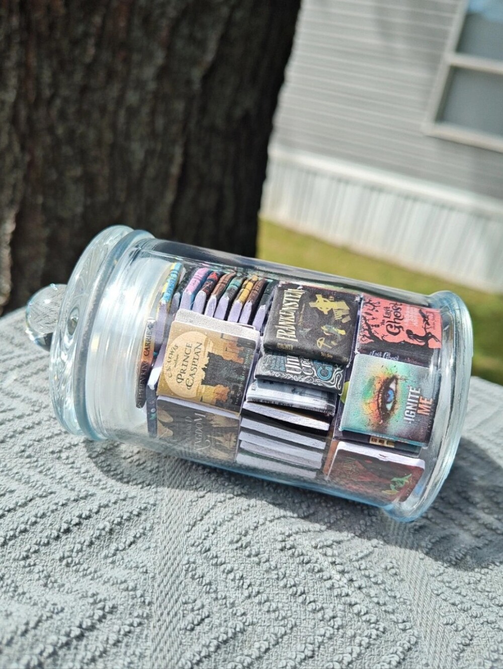 Whimsical Book Jar 80+ Miniature Books - Picture 2 of 3